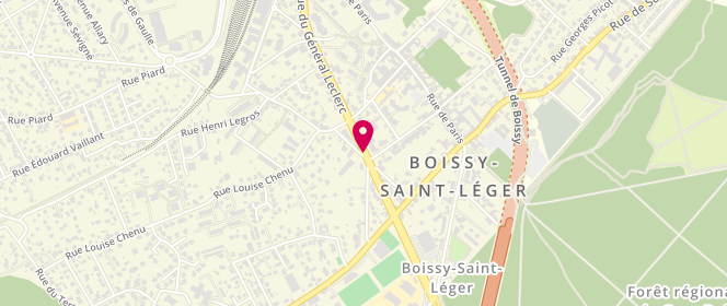 Plan de BP Boissy Saint Leger, 36 Avenue du Général Leclerc, 94470 Boissy-Saint-Léger