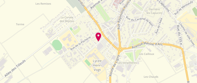 Plan de Intermarche Commercy, 1 Rue Jean Moulin, 55200 Commercy
