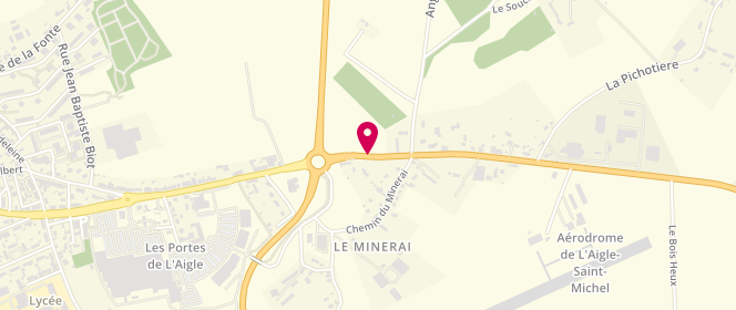 Plan de Leclerc RISLDIS, Route de Paris, 61300 L'Aigle