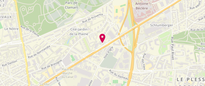 Plan de Access - TotalEnergies, 320 Avenue du Général de Gaulle, 92140 Clamart