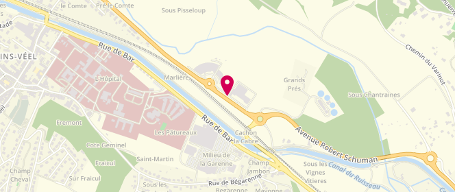 Plan de Access - TotalEnergies, Route de Reims, 55000 Fains-Véel