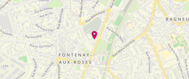Plan de Esso Fontenay Aux Roses, 21 Avenue Jeanne et Maurice Dolivet, 92260 Fontenay-aux-Roses