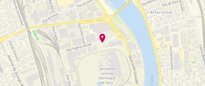 Plan de E.leclerc Vitry-Sur-Seine, 2 Rue Eugène Hénaff, 94400 Vitry-sur-Seine
