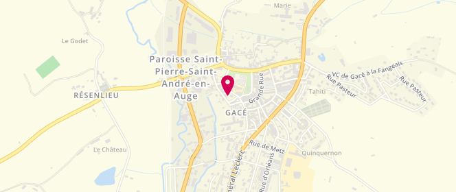 Plan de Garage du Pays de Gacé, Route d'Alençon, 61230 Gacé
