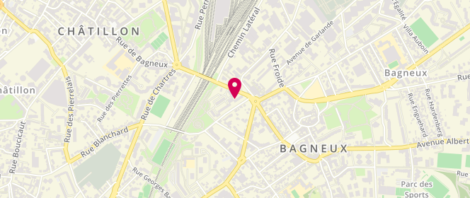 Plan de Esso Bagneux Chatillon, 12 Avenue du Général de Gaulle, 92220 Bagneux