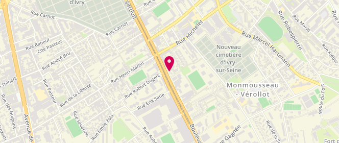 Plan de Access - TotalEnergies, 170-180 Boulevard de Stalingrad, 94200 Ivry-sur-Seine