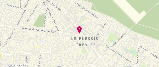 Plan de BP le Plessis Trevise, 26 Avenue Ardouin, 94420 Le Plessis-Trévise