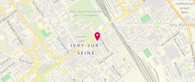 Plan de BP Ivry Sur Seine Mairie, 79 Av. Georges Gosnat, 94200 Ivry-sur-Seine