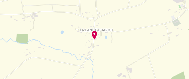 Plan de Station service communale LA LANDE d'AIROU, 29 le Bourg, 50800 La Lande-d'Airou
