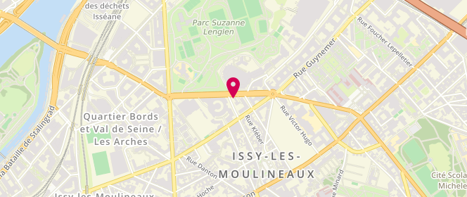 Plan de Access - TotalEnergies, 18-22 Boulevard des Frères Voisin, 92130 Issy-les-Moulineaux