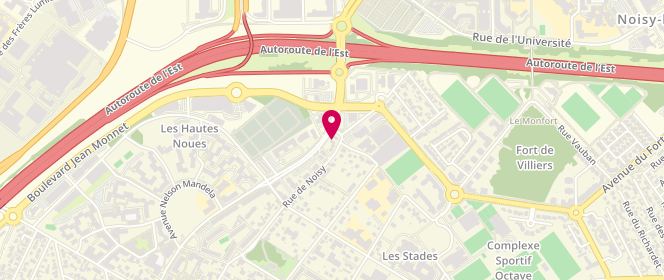 Plan de ESSO VILLIERS SUR MARNE Carrefour Express, 75 Rue de Noisy, 94350 Villiers-sur-Marne