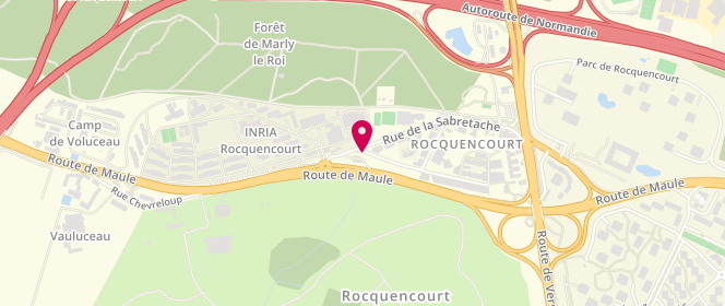 Plan de Esso Rocquencourt, Angle Route Nationale 307 et 317, 78150 Rocquencourt
