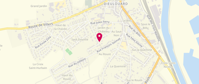 Plan de Colruyt DATS DIEULOUARD, Rue Emile Gallé, 54380 Dieulouard