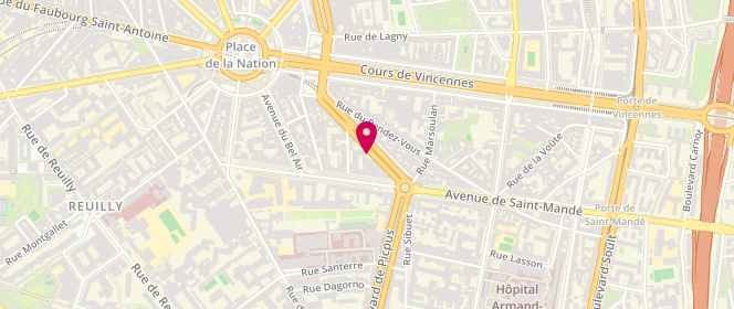 Plan de Access - TotalEnergies, 55 Boulevard de Picpus, 75012 Paris