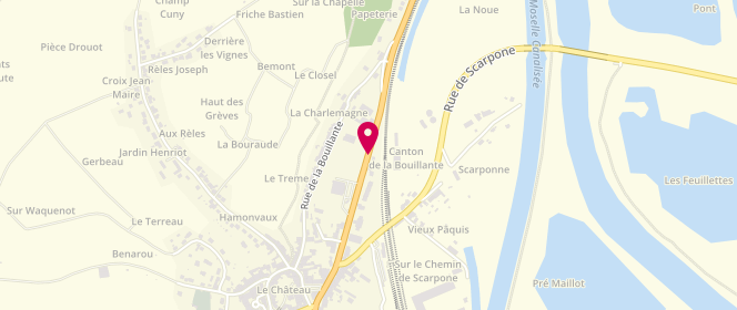 Plan de Carrefour Contact GAVILIE DISTRIBUTION, 1 Avenue du General de Gaulle, 54380 Dieulouard