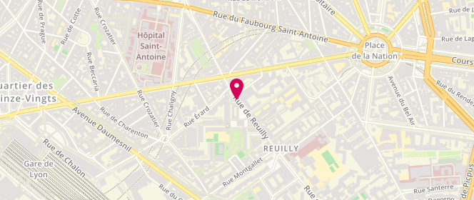 Plan de Access - TotalEnergies, 32 Rue de Reuilly, 75012 Paris
