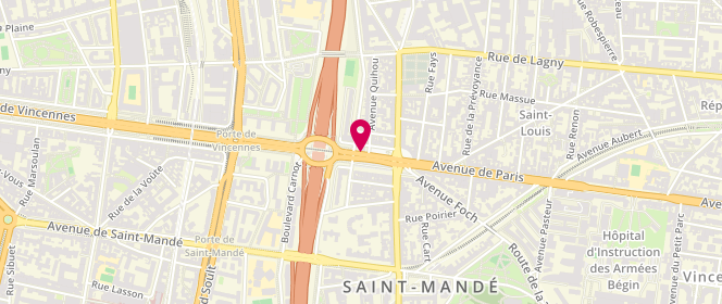 Plan de Access - TotalEnergies, 186 Avenue Gallieni, 94160 Saint-Mandé