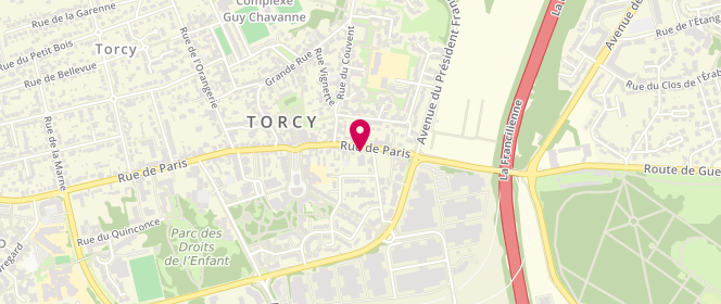 Plan de Access - TotalEnergies, 11 Rue de Paris, 77200 Torcy