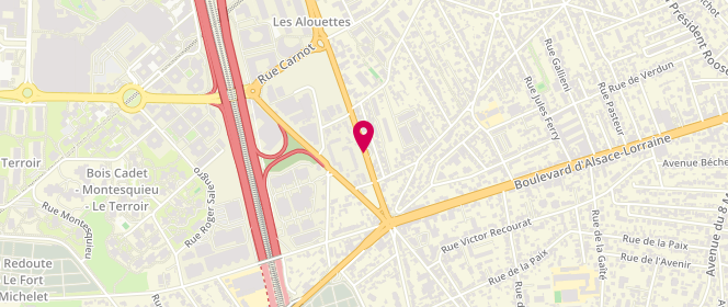 Plan de Esso le Perreux, 264 Avenue du Général de Gaulle, 94170 Le Perreux-sur-Marne