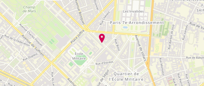 Plan de Avia GES Location Garage, 15 Avenue Duquesne, 75007 Paris