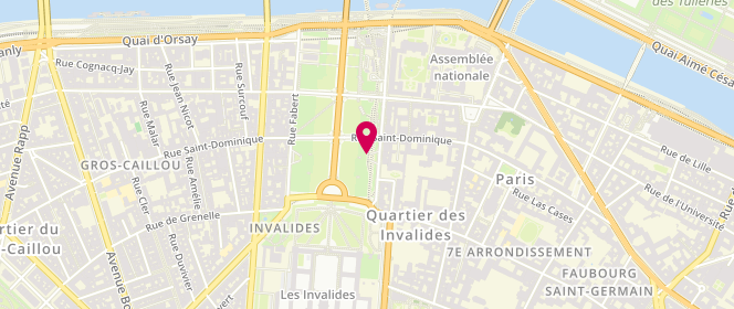 Plan de Access - TotalEnergies, 37 Rue Fabert, 75007 Paris