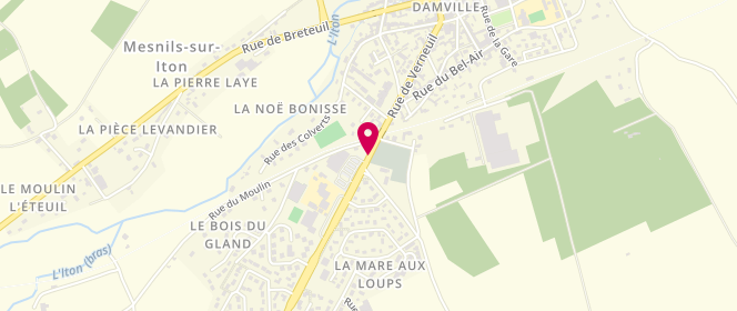 Plan de Carrefour Market  MARIEDIS), Route de Verneuil, 27240 Damville