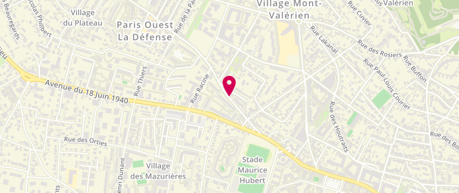 Plan de Access - TotalEnergies, 119 Avenue du Pdt Pompidou, 92500 Rueil-Malmaison