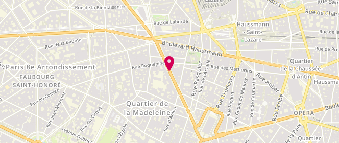 Plan de Access - TotalEnergies, Face 35 Boulevard Malesherbes, 75008 Paris