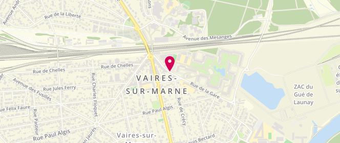 Plan de Carrefour Market Vaires Sur Marne, Place du Général de Gaulle, 77360 Vaires-sur-Marne