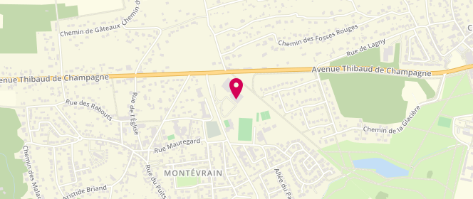 Plan de Intermarche Montevrain, 1 Boulevard Charles de Gaulle, 77144 Montévrain