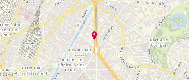 Plan de Esso Louis Blanc, 2/6 Rue Louis Blanc, 75010 Paris