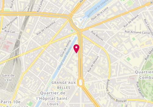Plan de TotalEnergies Relais des chauffourniers, 152-162 Boulevard de la Villette, 75019 Paris
