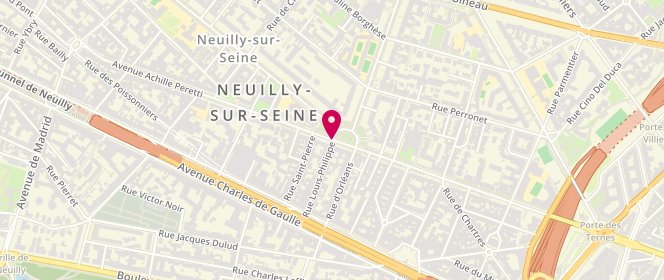 Plan de TotalEnergies RELAIS DE NEUILLY, Rue Achile Peretti - Total, 92200 Neuilly-sur-Seine