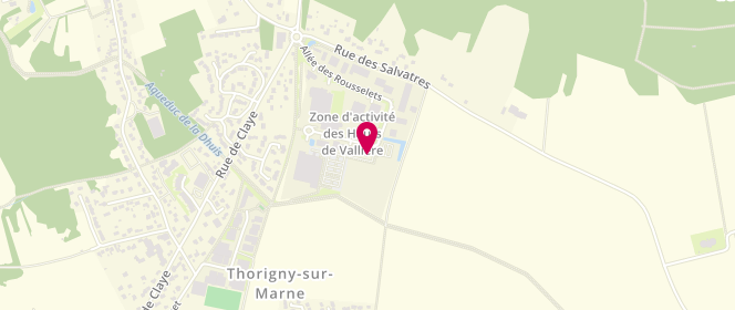 Plan de Intermarche Thorigny, 17 Allée des Rousselets Zone Aménagement des Vallières, 77400 Thorigny-sur-Marne