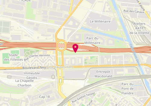 Plan de TotalEnergies RELAIS PARIS 19, Boulevard du Peripherique Interieur, 75019 Paris
