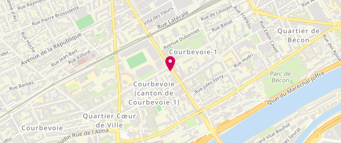 Plan de Access - TotalEnergies, 43-47 Boulevard de Verdun, 92400 Courbevoie