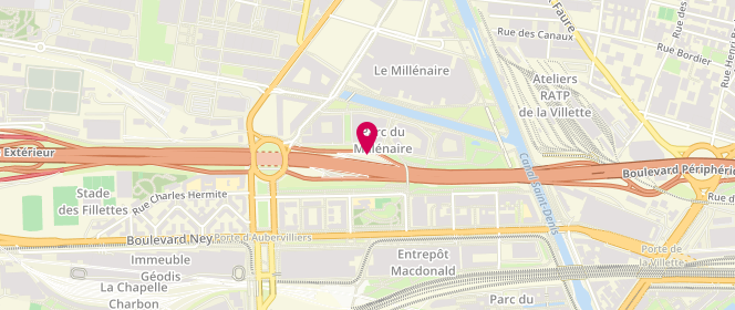 Plan de Access - TotalEnergies, Boulevard du Peripherique Exterieur, 75019 Paris