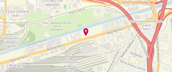 Plan de Esso Noisy le Sec, 140 Rue de Paris, 93130 Noisy-le-Sec