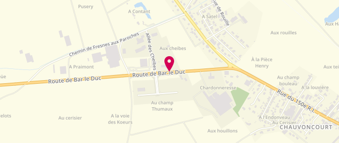 Plan de Intermarche Chauvoncourt, Route de Bar le Duc, 55300 Chauvoncourt