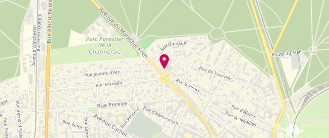 Plan de Access - TotalEnergies, 130 Bis Avenue Marechal Foch, 78175 Saint-Germain-en-Laye