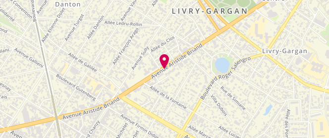 Plan de Esso Livry Gargan Speedy, 137 Avenue Aristide Briand, 93190 Livry-Gargan