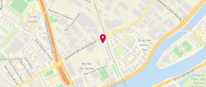 Plan de Access - TotalEnergies, 272 Avenue des Grésillons, 92600 Asnières-sur-Seine
