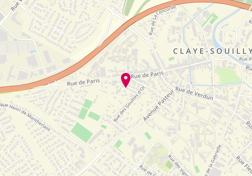 Plan de Carrefour Claye-Souilly, Route Nationale 3, 77410 Claye-Souilly