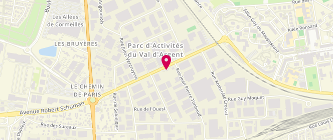 Plan de TotalEnergies Access RELAIS ARGENTEUIL DU VAL, 5-7 Boulevard des Martyrs de Chateaubriand, 95100 Argenteuil