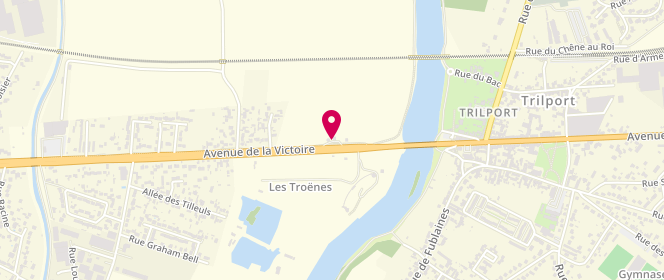 Plan de Access - TotalEnergies, Avenue de la Victoire 334, 77100 Meaux