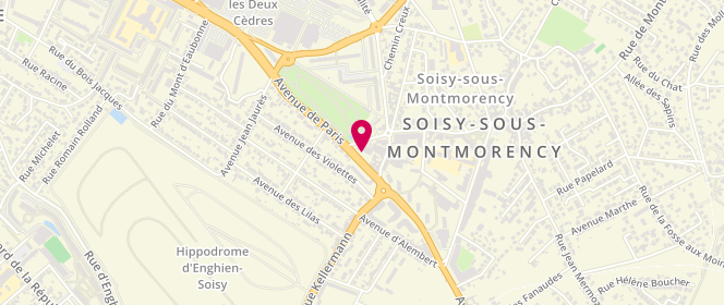 Plan de Access - TotalEnergies, 20 Avenue de Paris, 95230 Soisy-sous-Montmorency