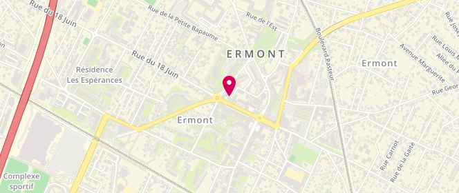 Plan de Esso Ermont, 16 Rue du 18 Juin, 95120 Ermont