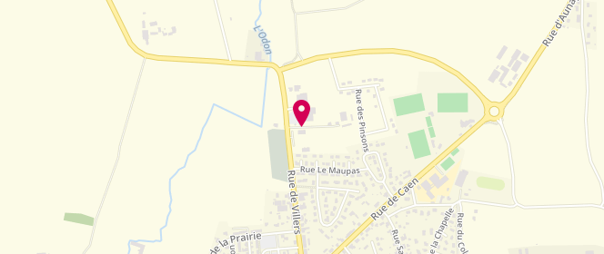 Plan de Intermarché CONTACT, Route de Villers Bocage, 14260 Aunay-sur-Odon