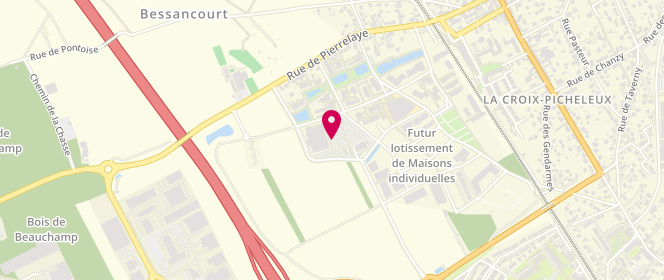 Plan de Super U, Zone Aménagement des Meuniers - 7 Rue Stephane Hessel, 95550 Bessancourt