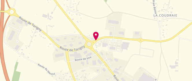Plan de Carrefour Market, Zone Artisanale de la Détourbe (D53), 50160 Saint-Amand